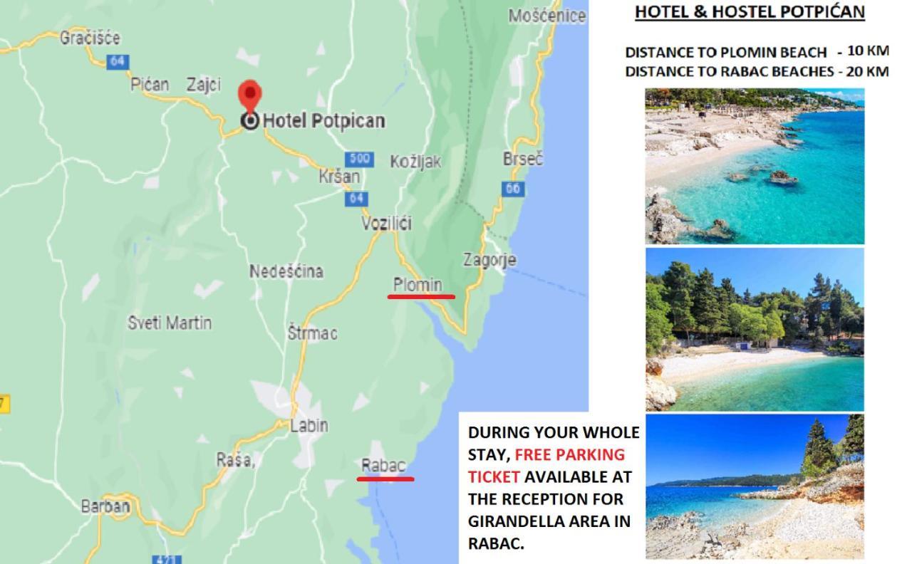 Hotel Potpićan Екстериор снимка